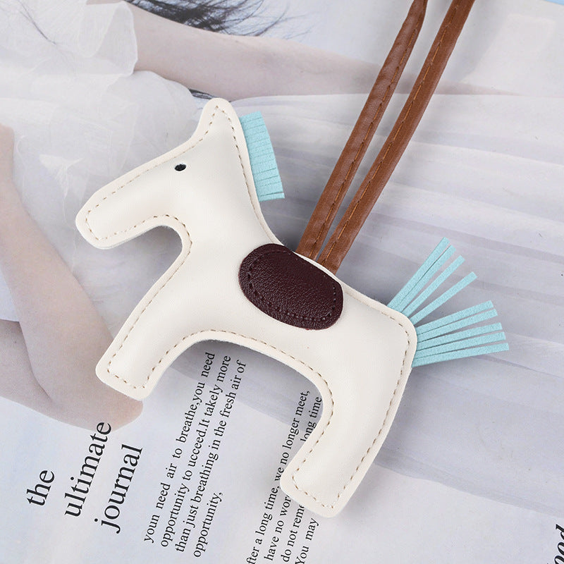 Wholesale PU Cotton Pony Bracelet Car Multi-function Key Chain